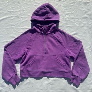 lululemon athletica Purple Half-Zip Hoodie